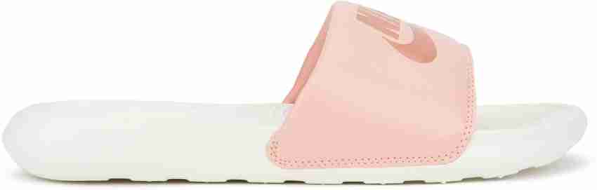 Peach nike slides deals