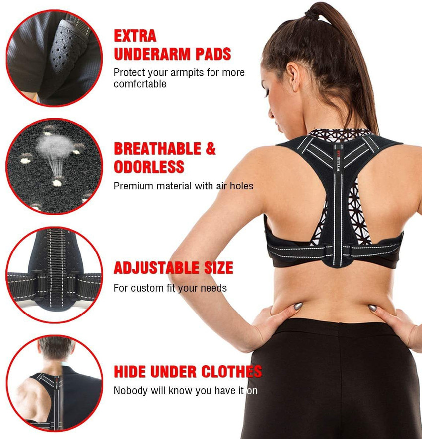 Back brace under clothes store