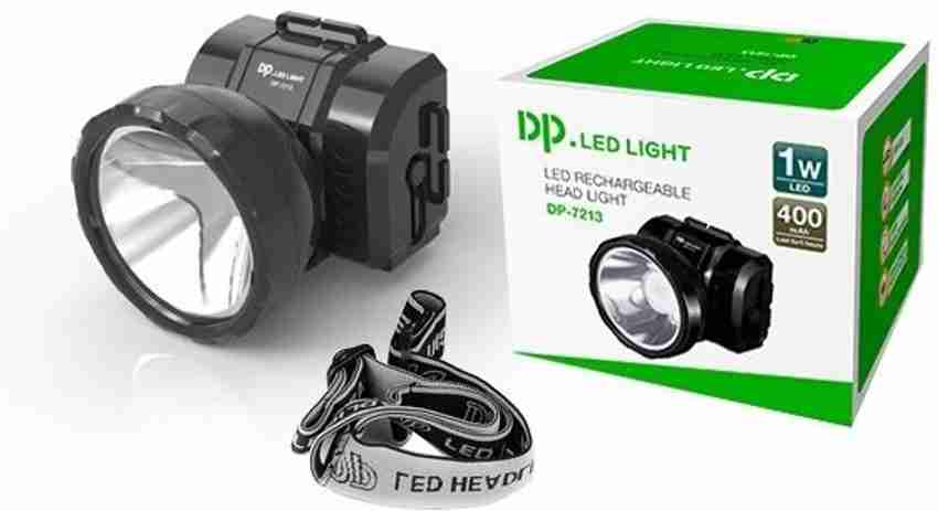 Dp 7213 LED RECHARGEABLE HEAD LIGHT 1W LED POWER Torch Price in India Buy Dp 7213 LED RECHARGEABLE HEAD LIGHT 1W LED POWER Torch online at Flipkart