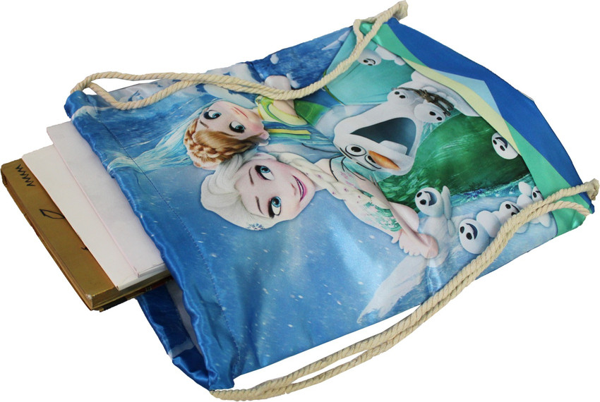FROZEN Drawstring Dori 4 L Backpack Sky BLue Price in India