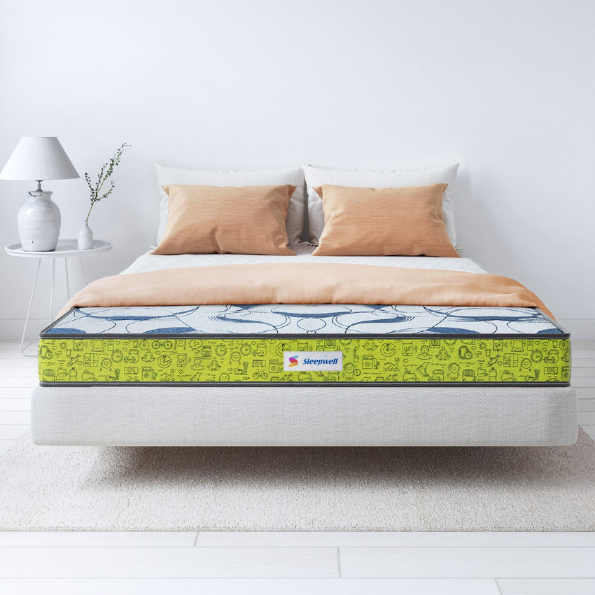 Sleepwell GenX P 2.0 Resitech Foam 7 inch Double PU Foam Mattress Price in India Buy Sleepwell GenX P 2.0 Resitech Foam 7 inch Double PU Foam Mattress online at Flipkart