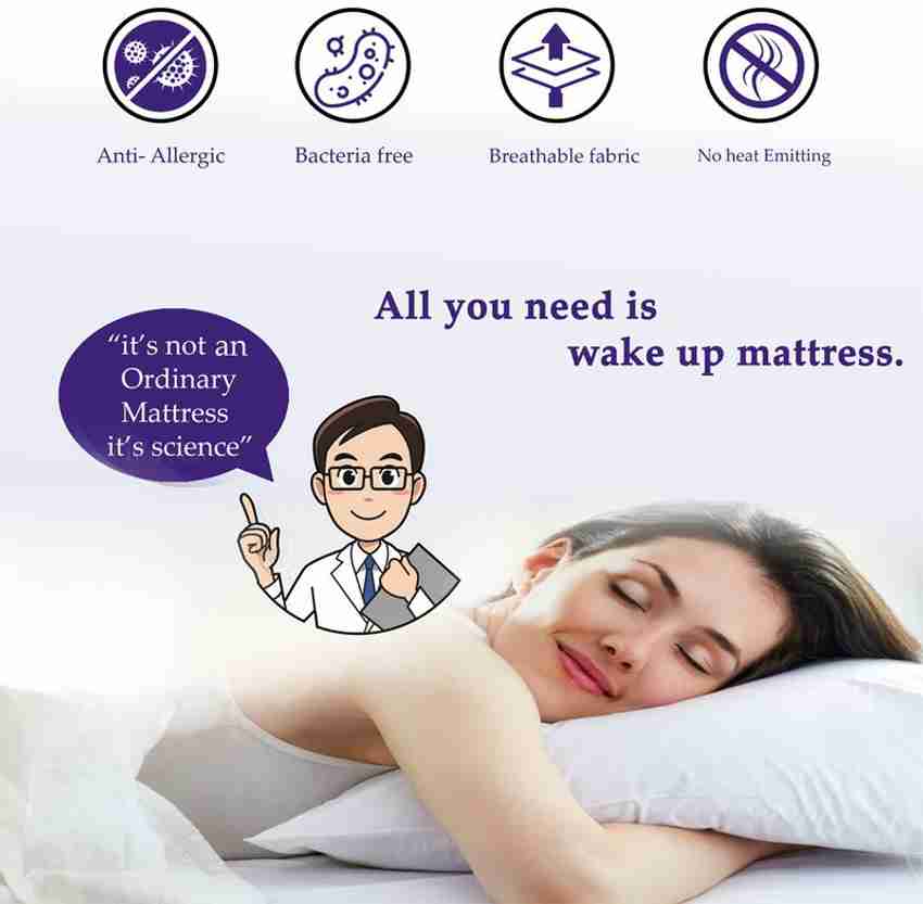 Wake Up Imperious Medicated Memory Foam Mattress 75x36x6 inch