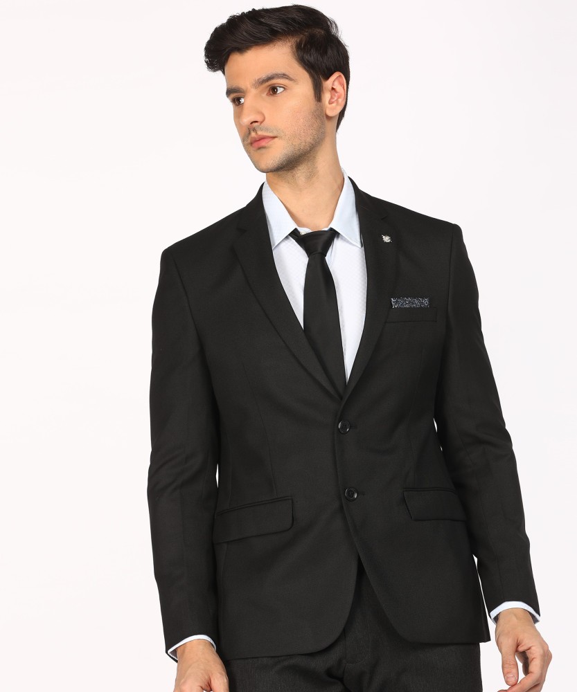 Next Look Solid Single Breasted Formal Men Blazer - Buy Next Look