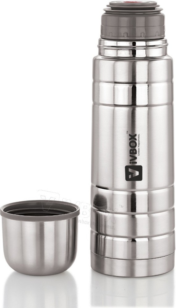 Stainless Steel Push Button Food Flask 350ml