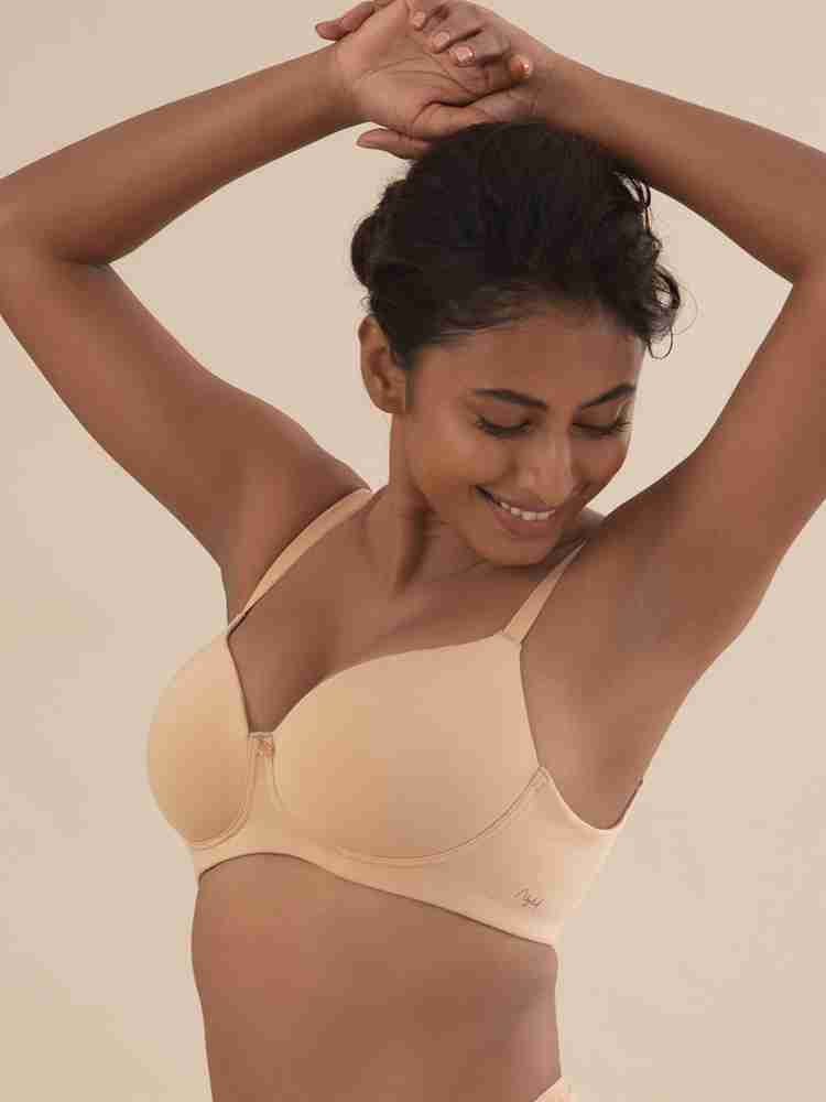 NYKD by Nykaa T-Shirt Bra with 3/4th Coverage | Underwired, Modal, Padded  with Back Closure, Regular Fit Comfort - NYB218