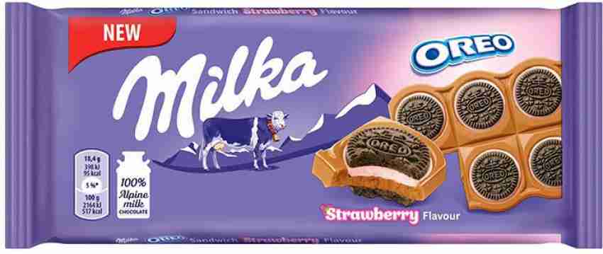 Milka Oreo Sandwich Chocolate Bars - 92g