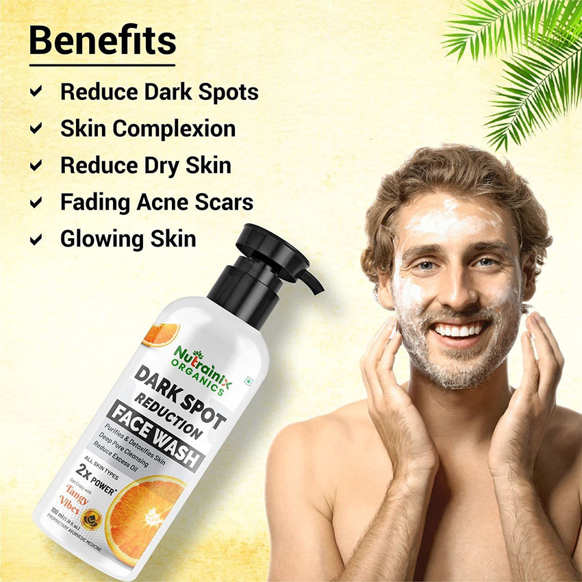 Nutrainix Organics Dark Spot Reduction Reducing the Dark Spots Fights Acne Pimples Face Wash Price in India Buy Nutrainix Organics Dark Spot Reduction Reducing the Dark Spots Fights