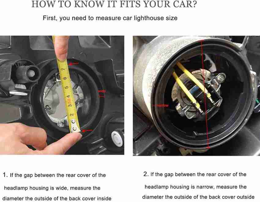 Rubber dust cover headlight cheap