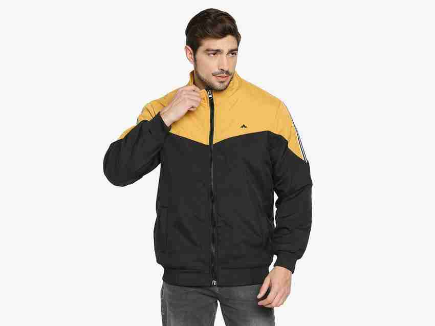 Black and clearance yellow jordan jacket