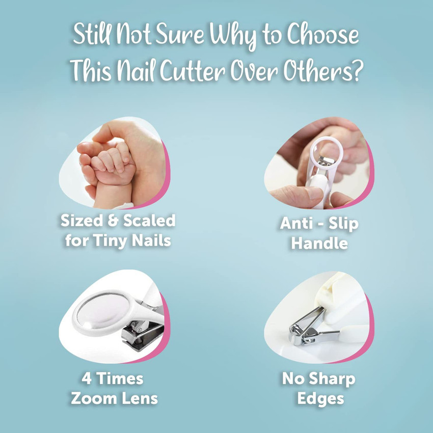 Baby nail hotsell cutter with lens