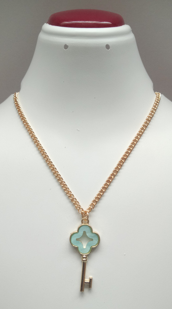 SUKAI JEWELS Blue Key Pendant Necklace Chain for Women and Girls Gold plated Plated Brass Chain Price in India Buy SUKAI JEWELS Blue Key Pendant Necklace Chain for Women and Girls Gold plated