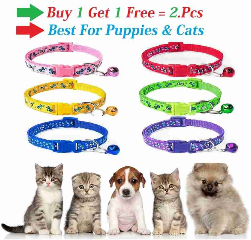 Litvibes Cat collars with bell,Kitten adjustable for cats and puppies,cute  kitty neckband Dog & Cat Everyday Collar Price in India - Buy Litvibes Cat  collars with bell,Kitten adjustable for cats and puppies,cute
