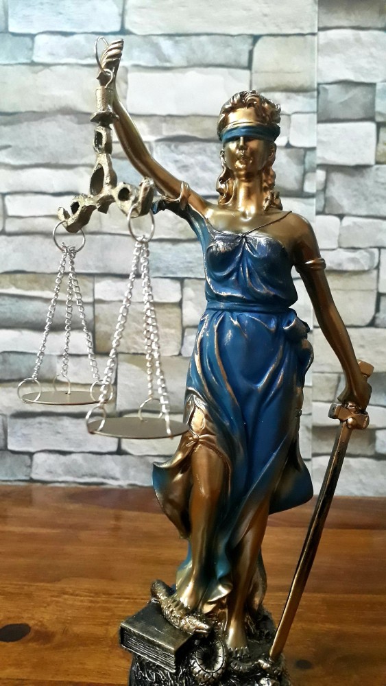 indian justice statue