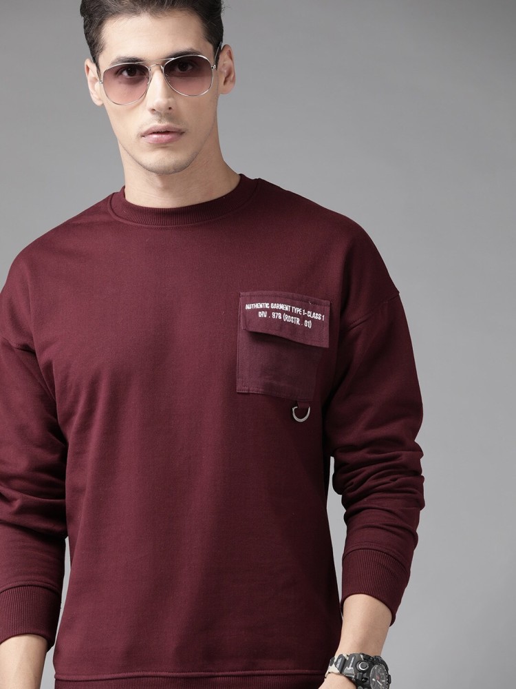 Roadster Full Sleeve Solid Printed Men Sweatshirt Buy Roadster Full Sleeve Solid Printed Men Sweatshirt Online at Best Prices in India Flipkart