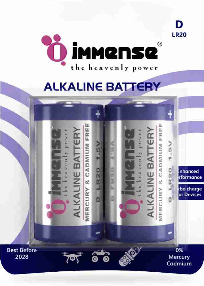 Immense LR20 D 1.5v Non-Rechargeable Battery - Immense 