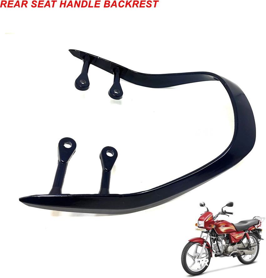 TRP Traders Rear Seat Handle Backrest Black for Splandor Pro