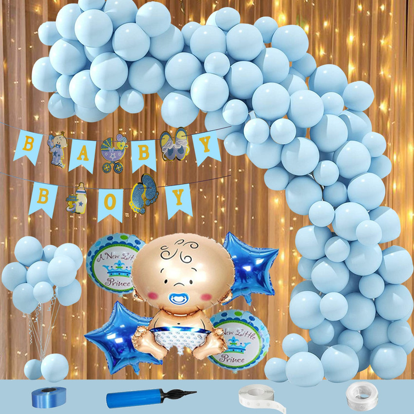 Welcome baby sales boy party decorations