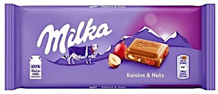 Milka Raisin And Nut Milk Chocolate Bar - World Market