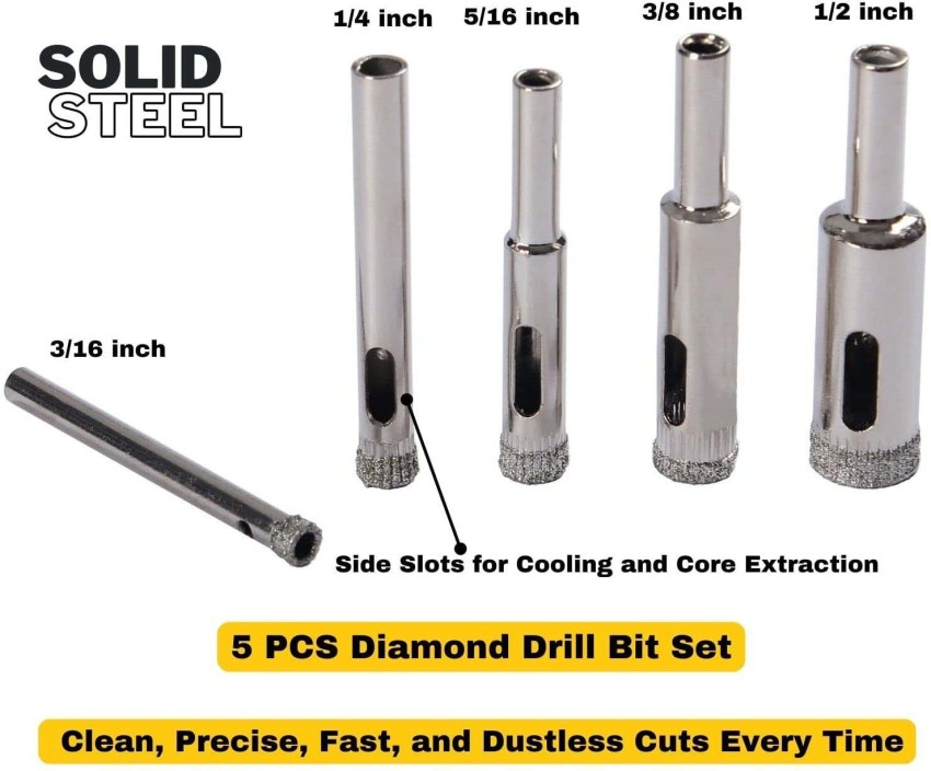 B and q discount tile drill bit