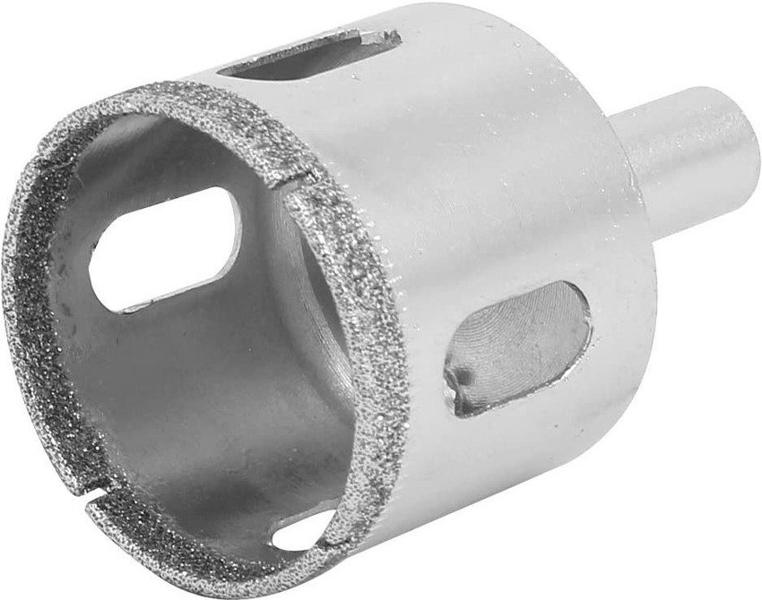 uptodatetools 2PC 35mm Diamond Coated Glass Hole Saw Drill Bits