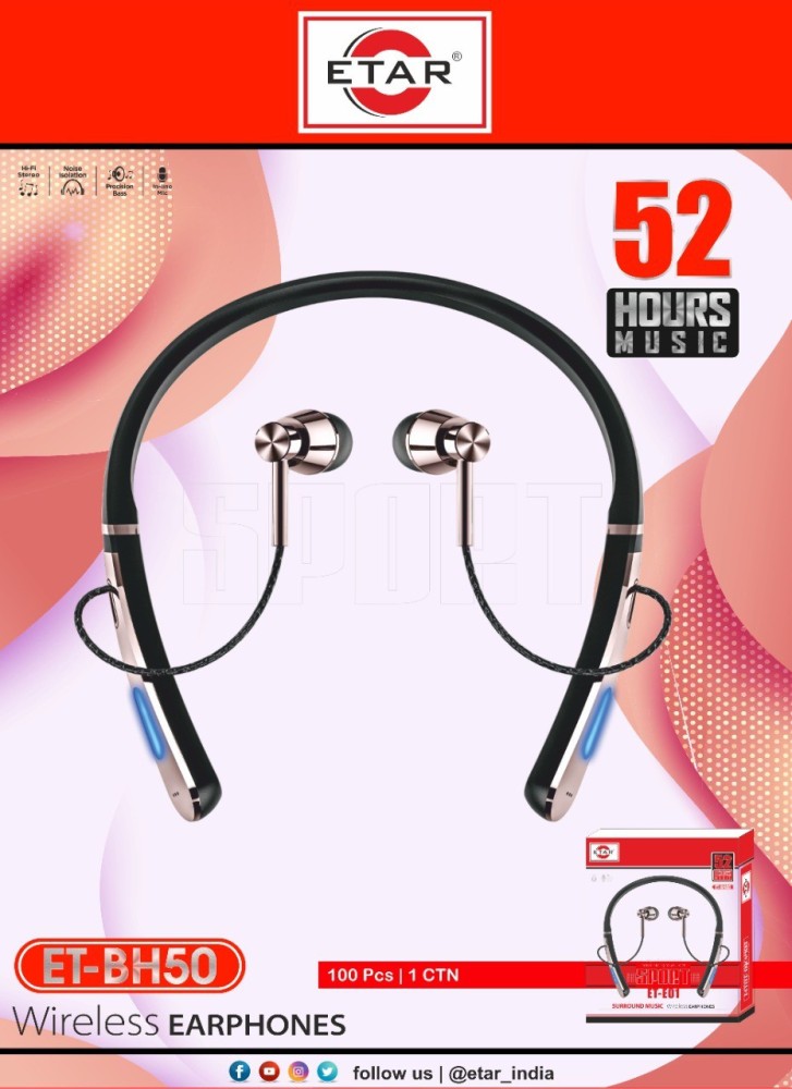 Etar bluetooth earphones hot sale