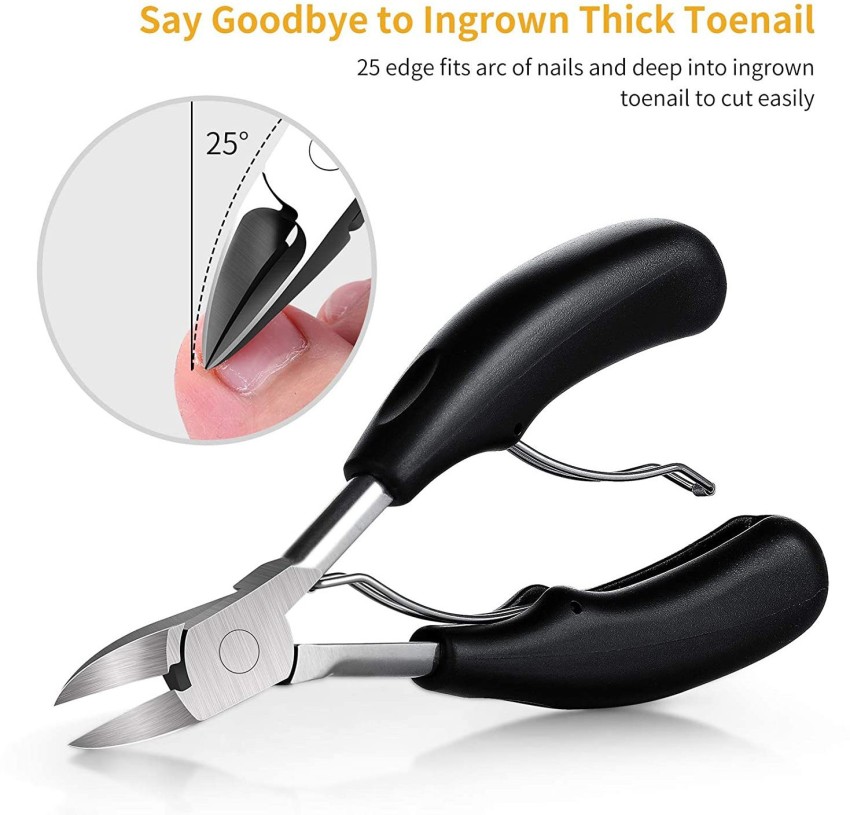 Toenail Clipper for Ingrown or Thick Toenails, Heavy Duty Trimmer Nail  Clipper Pedicure Tool at Rs 216/piece, Nail Clippers in New Delhi