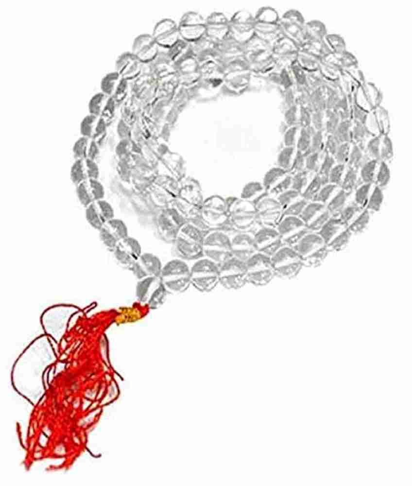 Sumukh Tulsi Mala Sphatik Mala Crystal Necklace Price in India