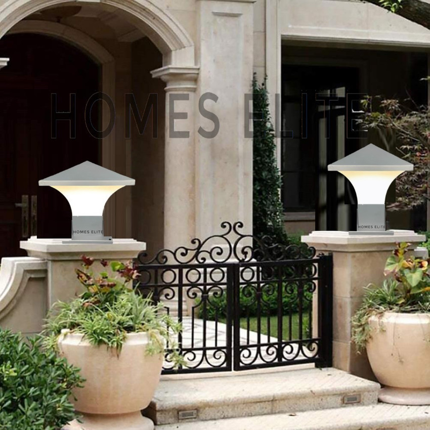 Gate pillar sales light design