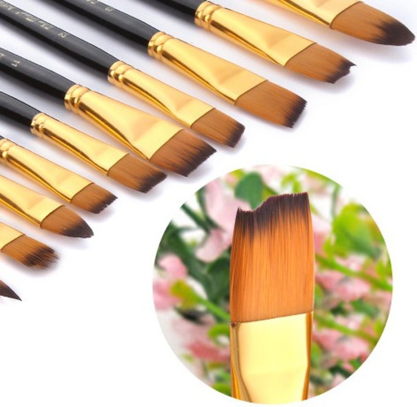 Crevo Professional Paintbrushes Set Nylon Hair Artist Paint  Brushes for Watercolor 