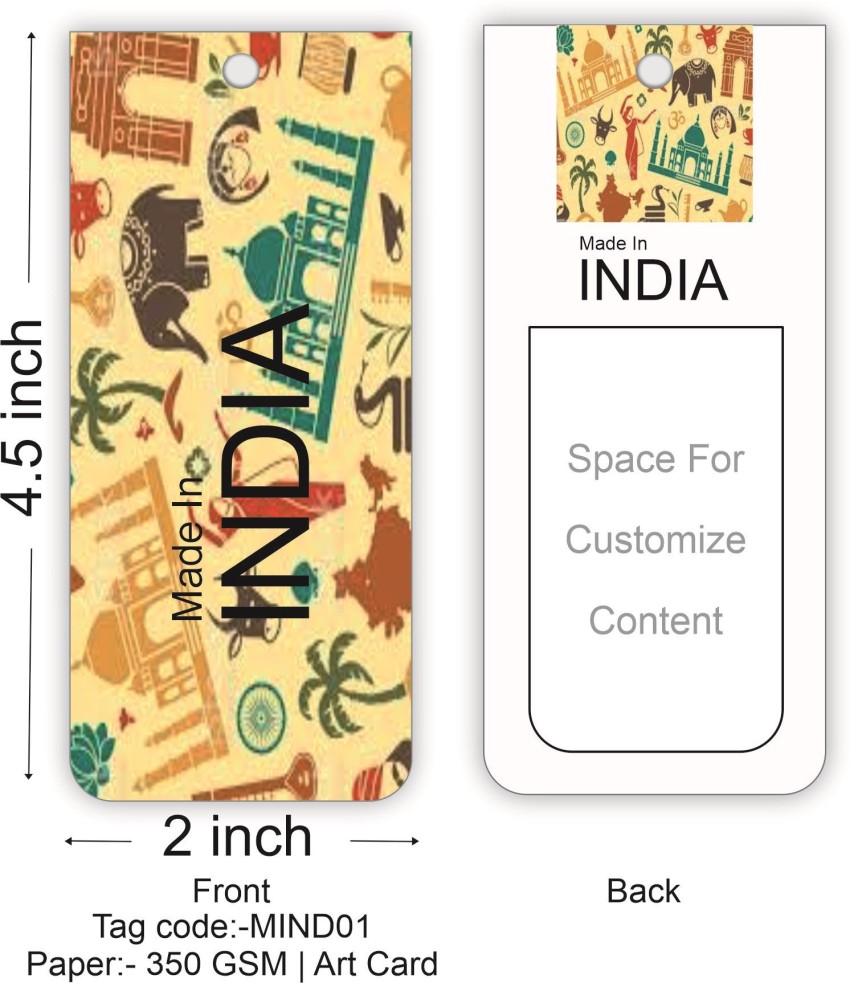 Buy 100 Price Tags Online In India -  India