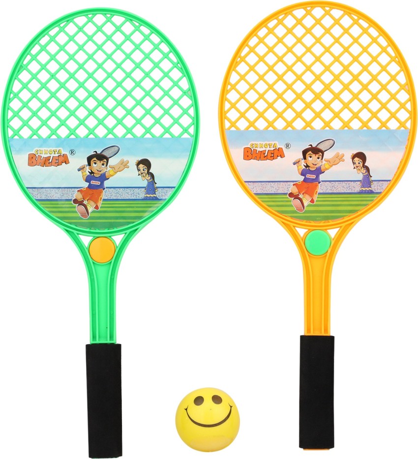 Chhota Bheem Tennis Bedminton Racket Badminton Kit - Buy Chhota Bheem Tennis Bedminton Racket Badminton Kit Online at Best Prices in India