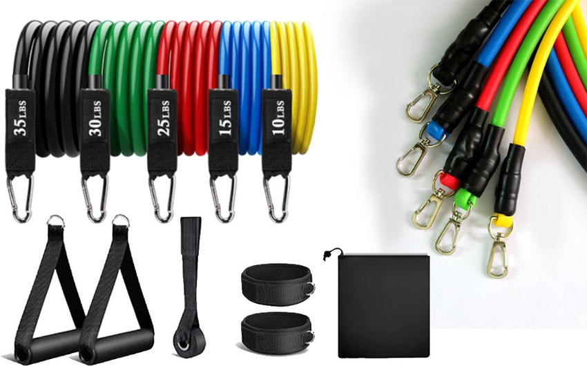 SD Enriching Beauty Resistance Bands Set Tubes for Fitness Home