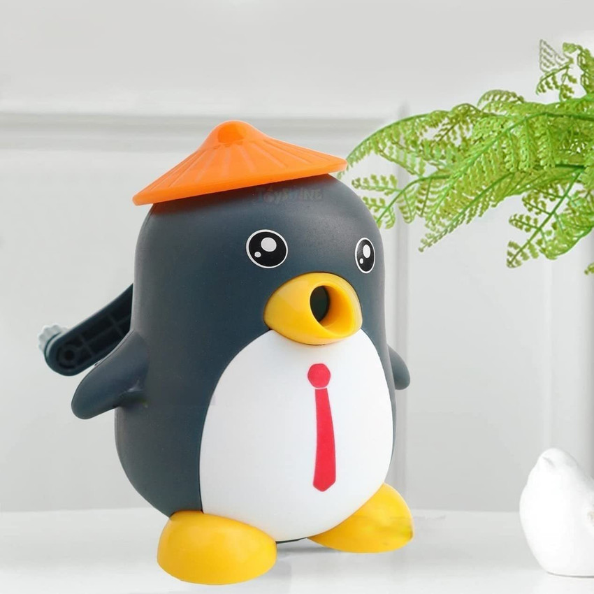 ADICHAI 1 Cute Cartoon Penguin Shaped Sharpeners