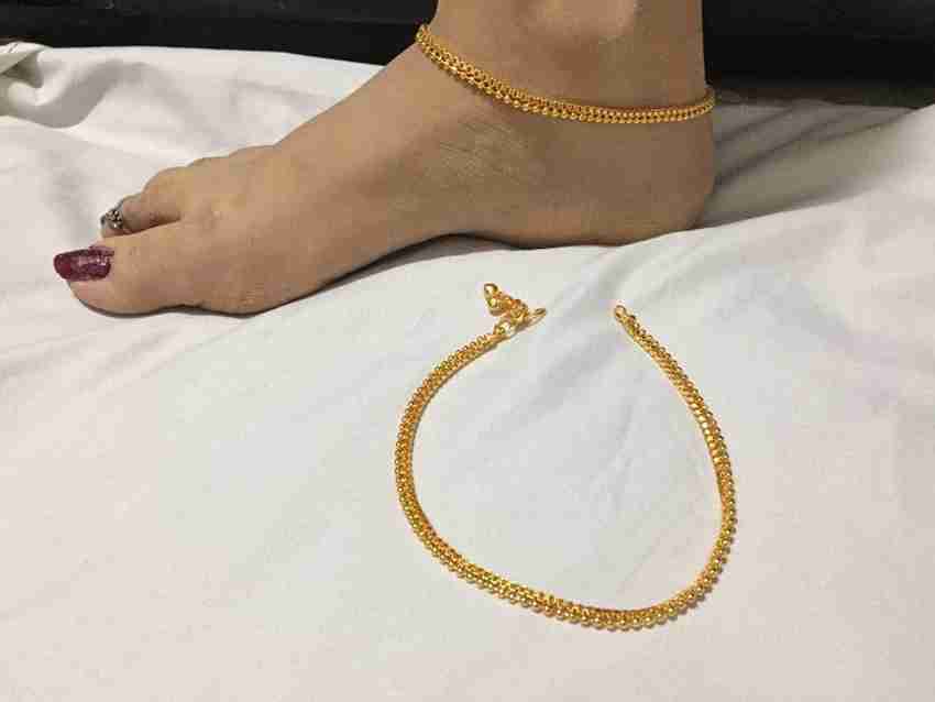 Gold anklet for outlet girl
