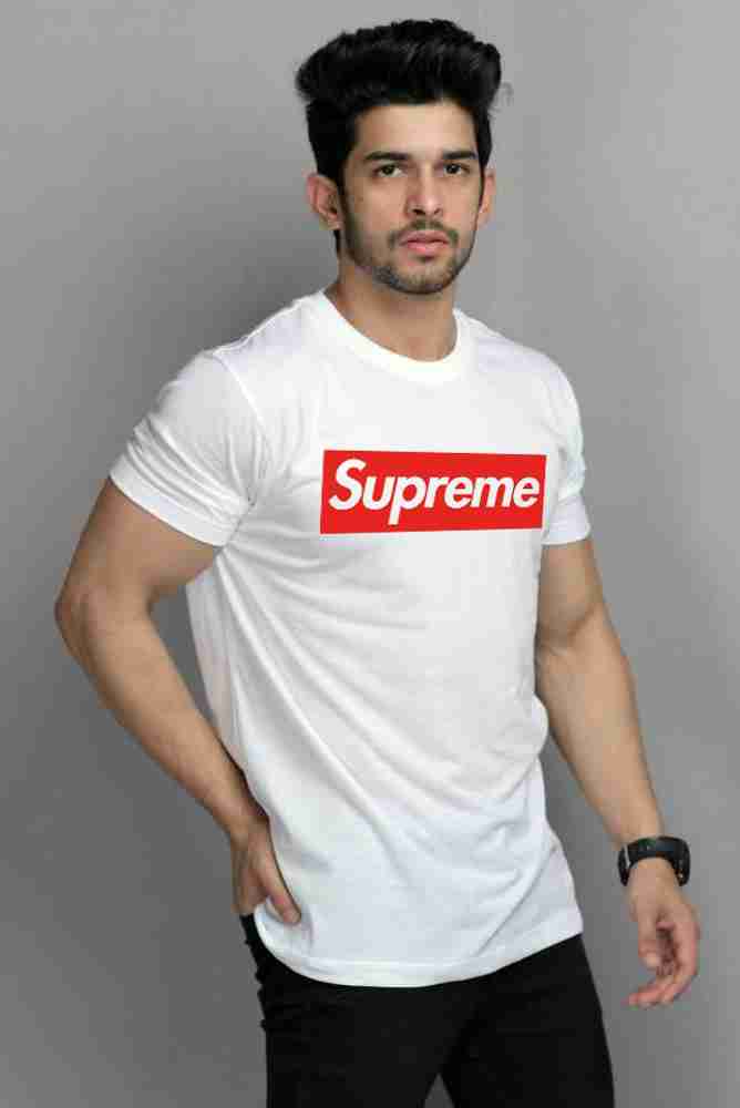 Supreme white t shirt original sales