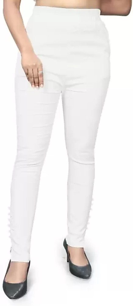 Buy Parx Off White Skinny Fit Flat Front Trousers for Mens Online  Tata  CLiQ