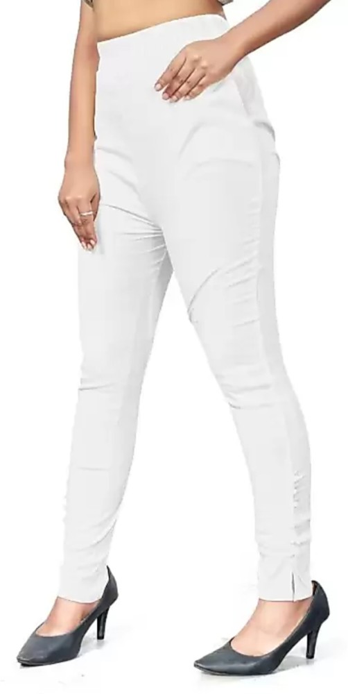 Keeny Slim Fit Women White Trousers  Buy Keeny Slim Fit Women White  Trousers Online at Best Prices in India  Flipkartcom