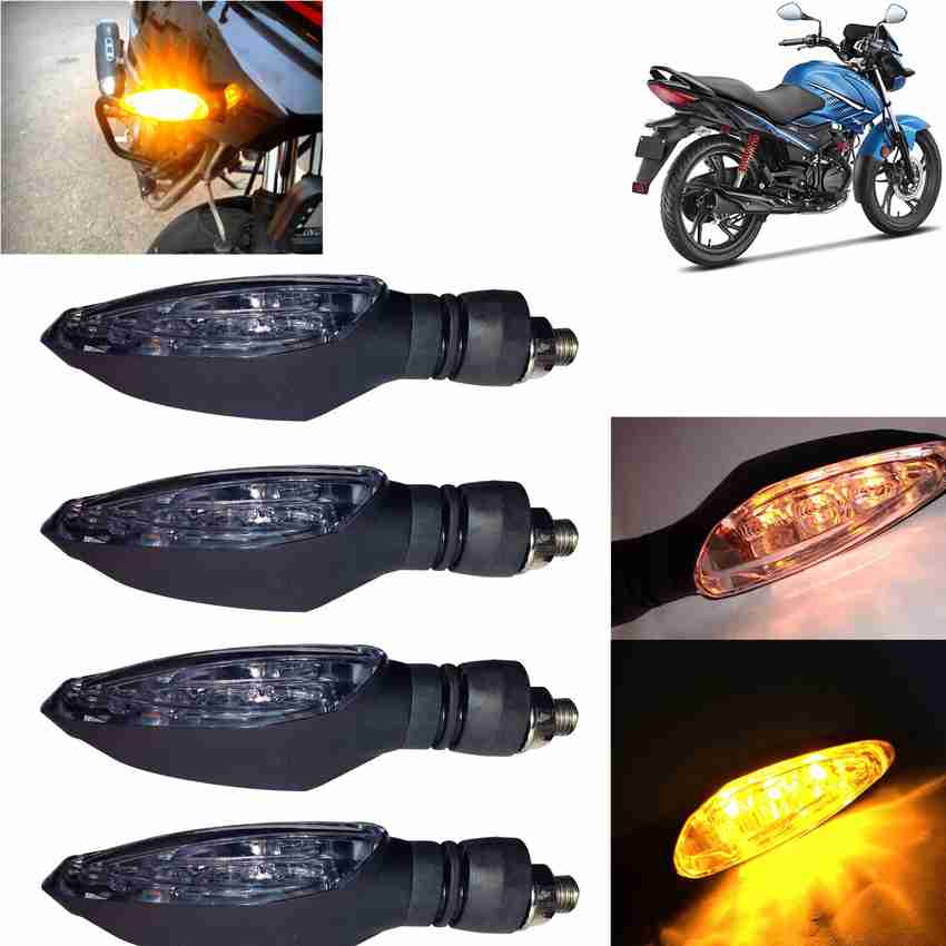 Pious Front Rear Side LED Indicator Light for Hero Glamour FI