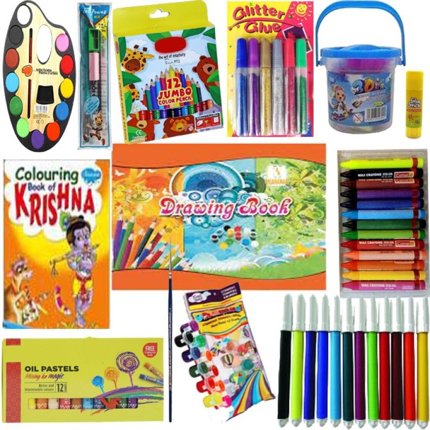  anjanaware Drawing Set For Kids, Writing kit, Painting Kit, Art Set