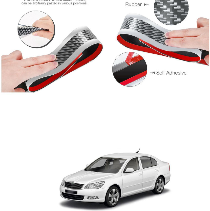 Car door top bumper strips