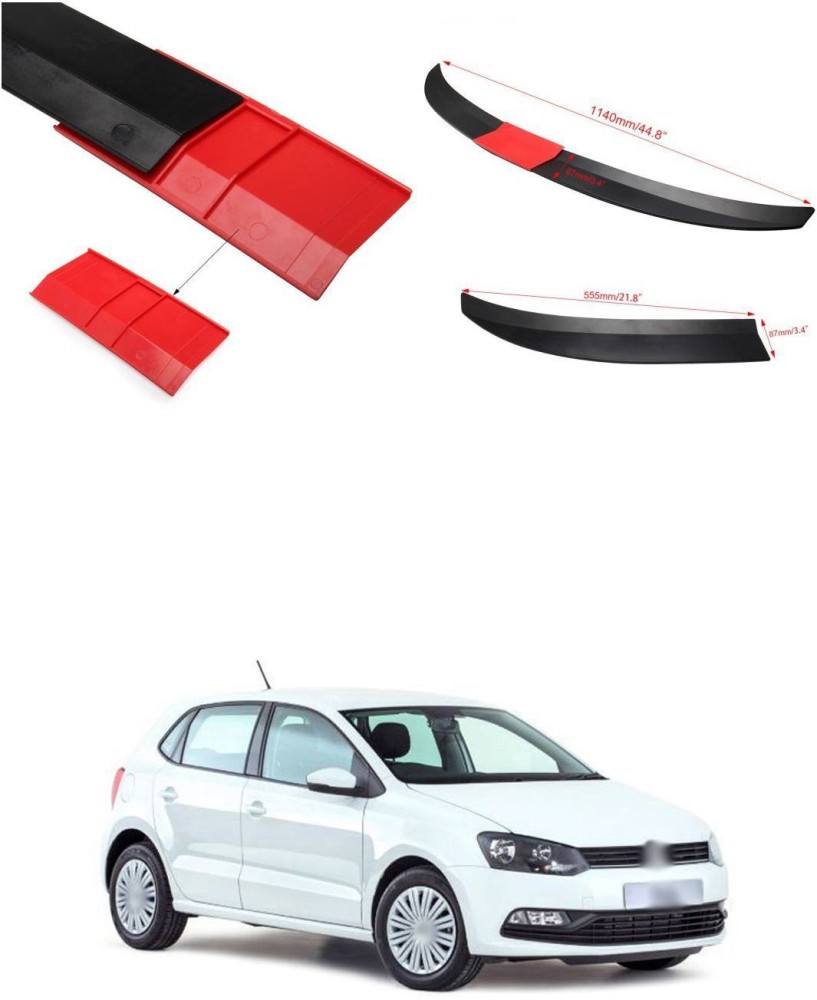 XZRTZ 3PC Universal Car Modified ABS Tail Wing Rear Trunk Spoiler