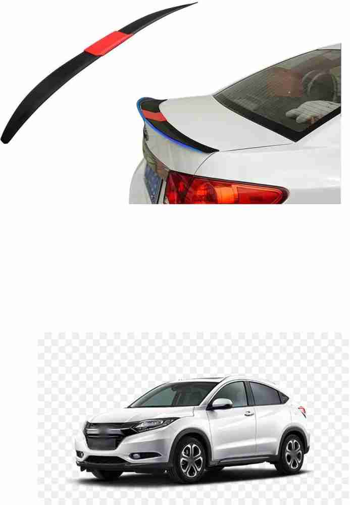 PECUNIA 3PC Universal Car Modified ABS Tail Wing Rear Trunk