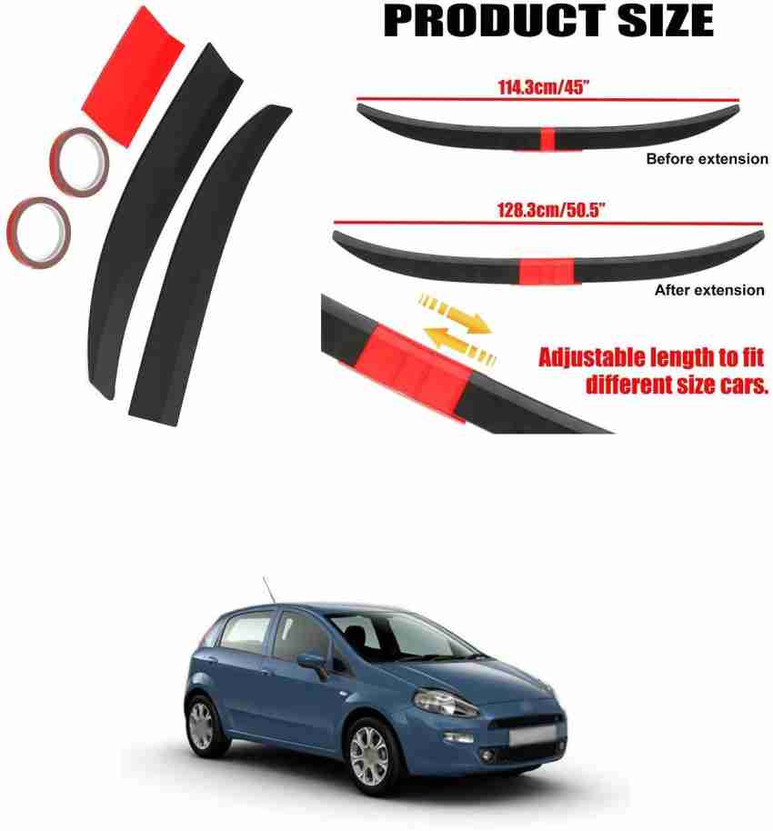 SEMAPHORE Lip Spoiler Wings Three-section Splicing Adjustable ABS Car  Modification Rear Trunk Lip Wing for Fiat Punto Car Spoiler Price in India  - Buy SEMAPHORE Lip Spoiler Wings Three-section Splicing Adjustable ABS