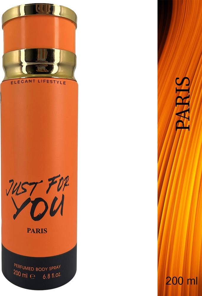 Elegant Lifestyle Just For You Paris Deodorant Perfumed Body