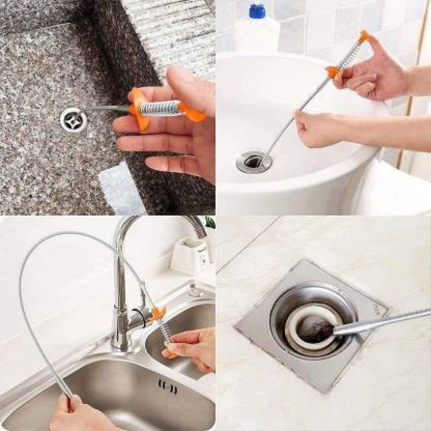 6 Packs Drain Hair Drain Clog Remover Cleaning Tool For Kitchen