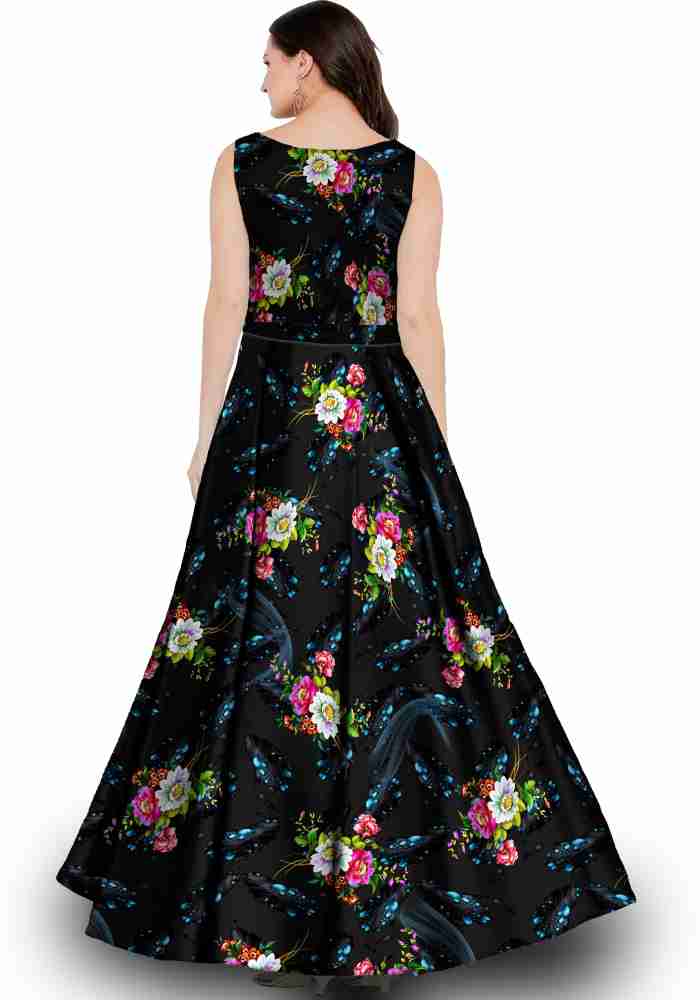 Rudra Fashion Mart Flared A line Gown Price in India Buy Rudra