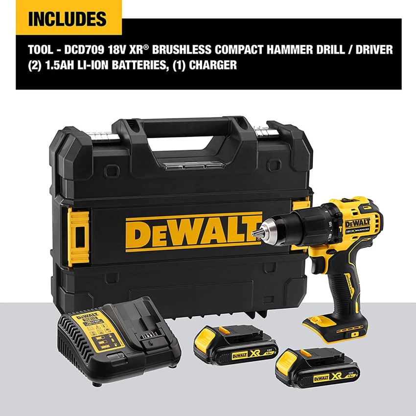 DEWALT DCD709S2T DCD709S2T QW Hammer Drill Price in India Buy