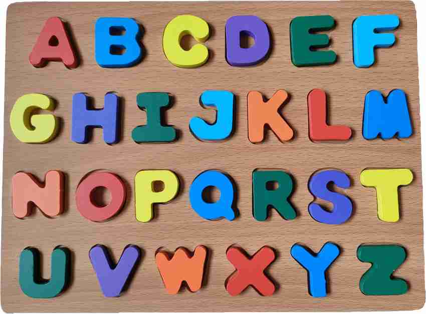 Dakulo Baby Product Wooden Alphabet Puzzle & Educational Board