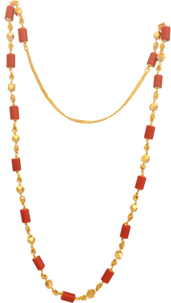 Coral store gold chain