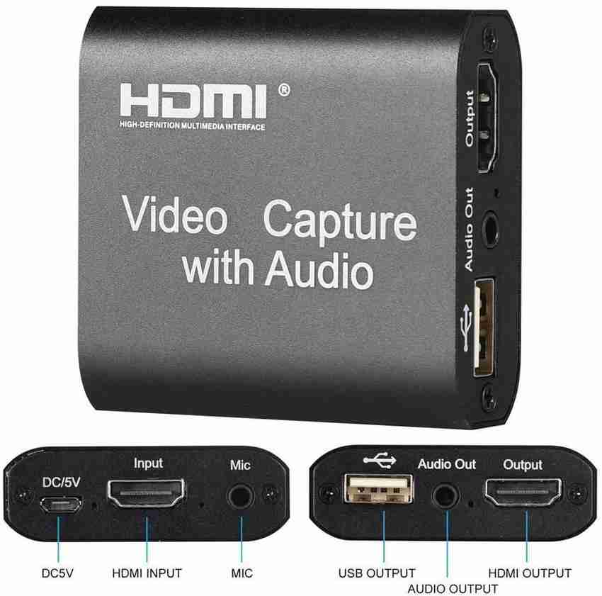7SEVEN 4K HDMI Screen Capture Card with Audio for Laptop PC TV